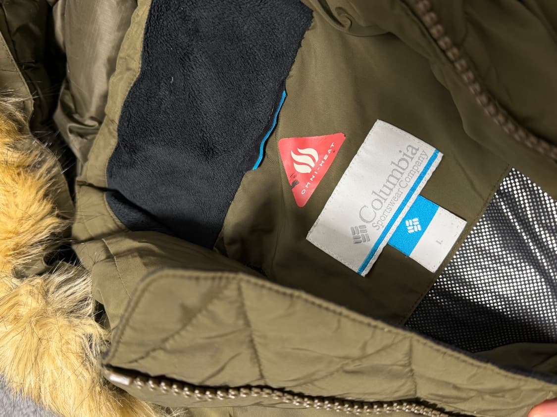 콜롬비아 롱패딩 카키 상품이미지4