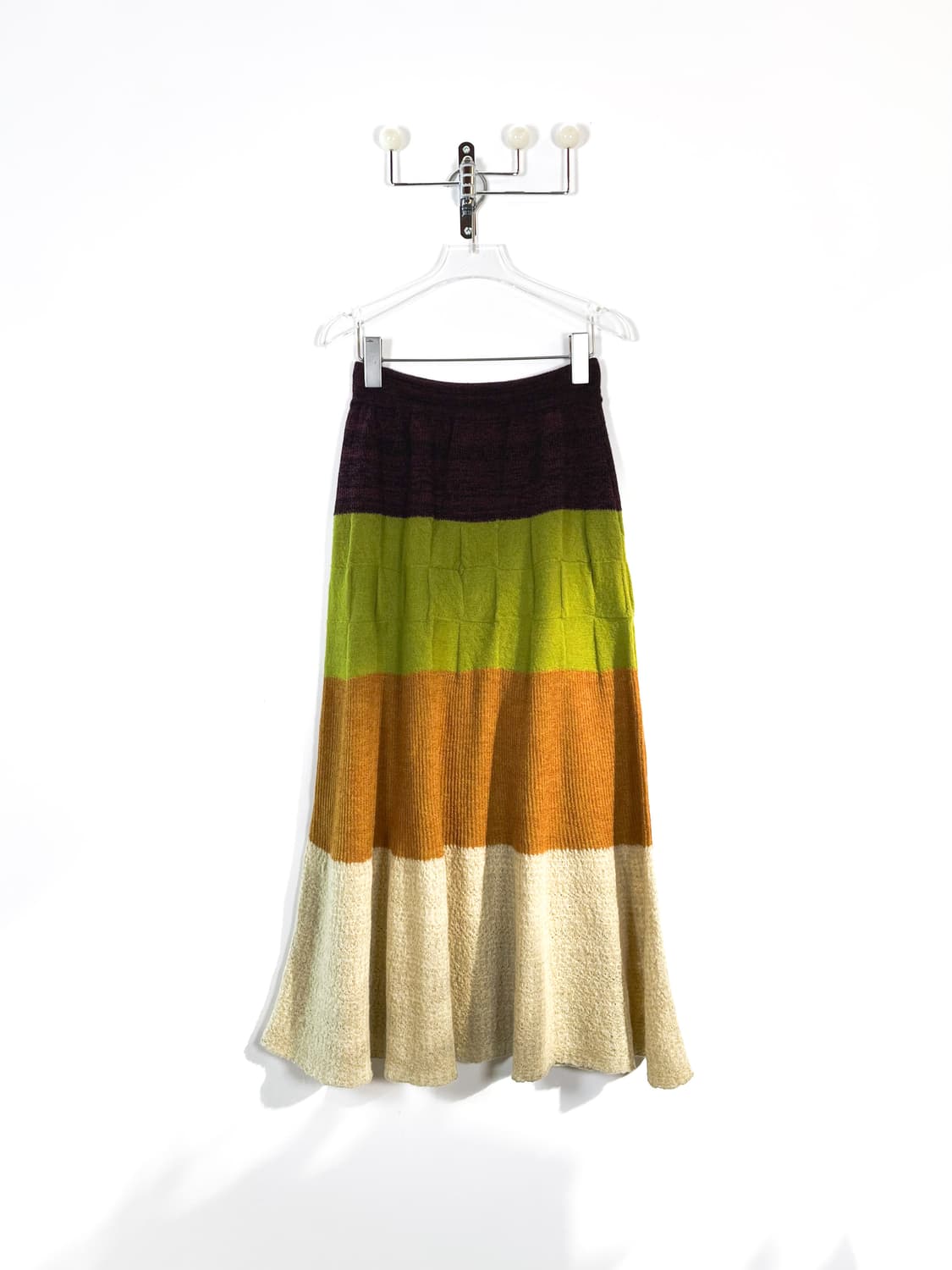 빈티지 울 니트 롱 스커트 상품이미지1