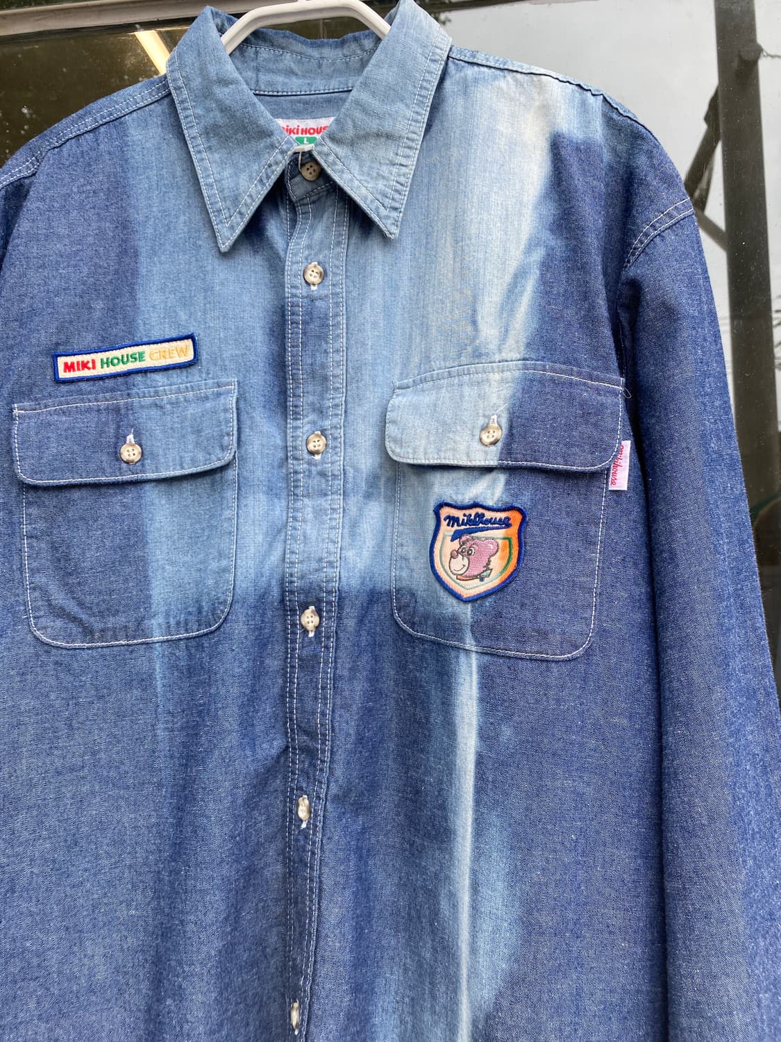 Miki house Denim Shirt 상품이미지2