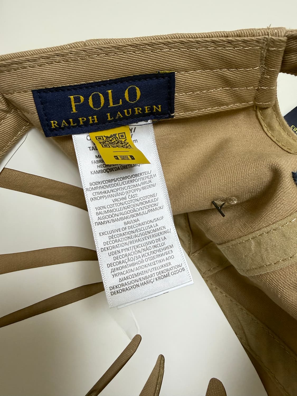 폴로 랄프로렌 볼캡모자 (진베이지)(새상품) 상품이미지3