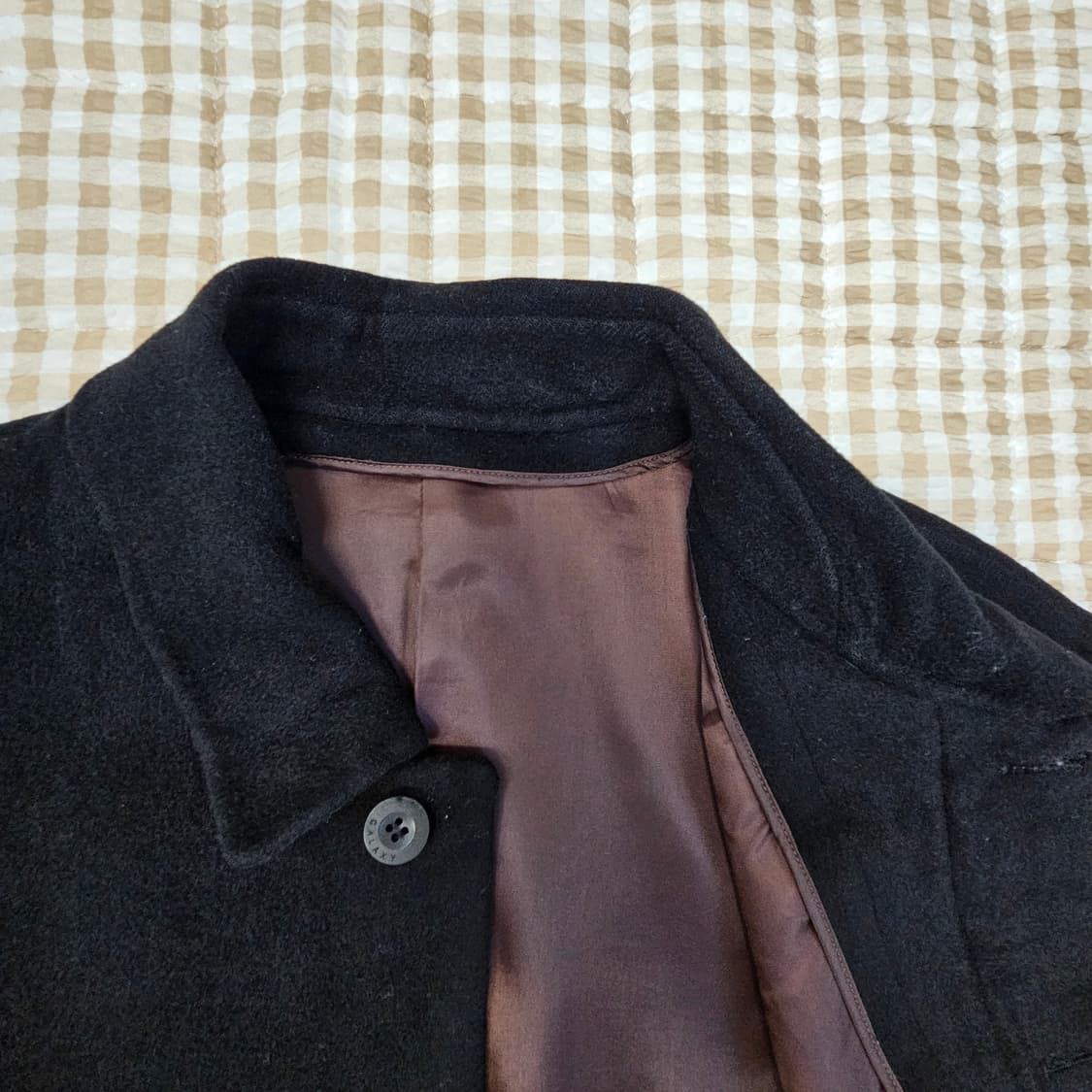 갤럭시 하프 울 코트 남자100 상품이미지6