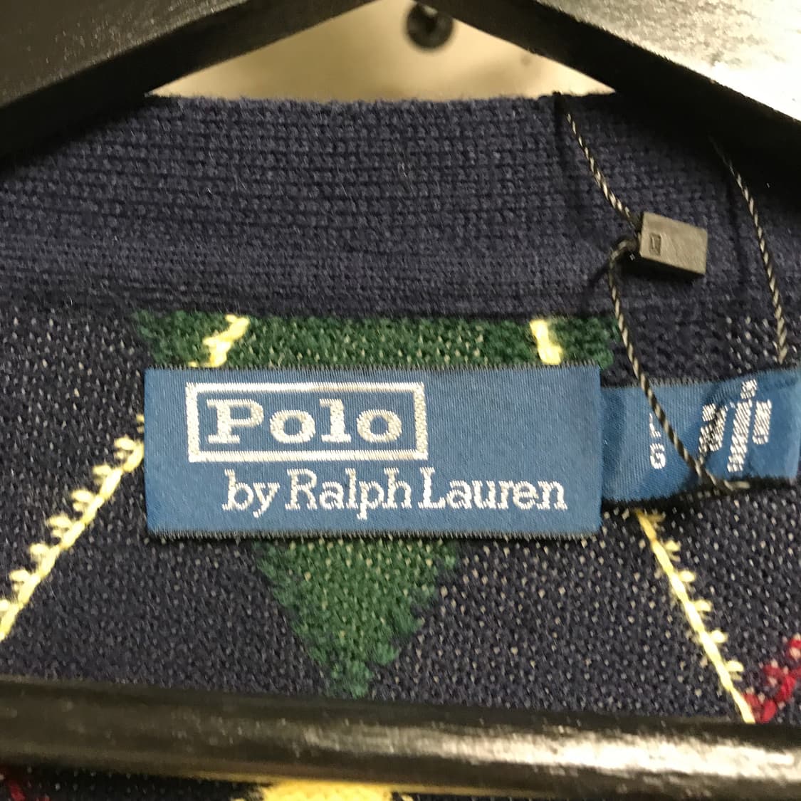 폴로 랄프로렌 체크 니트 가디건 L 상품이미지4