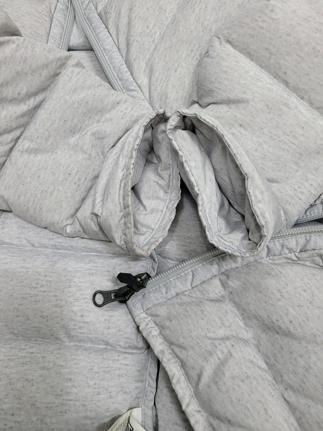 르꼬끄 구스 다운 경량 패딩 / 여 85 (S) 화이트그레이
 상품이미지5