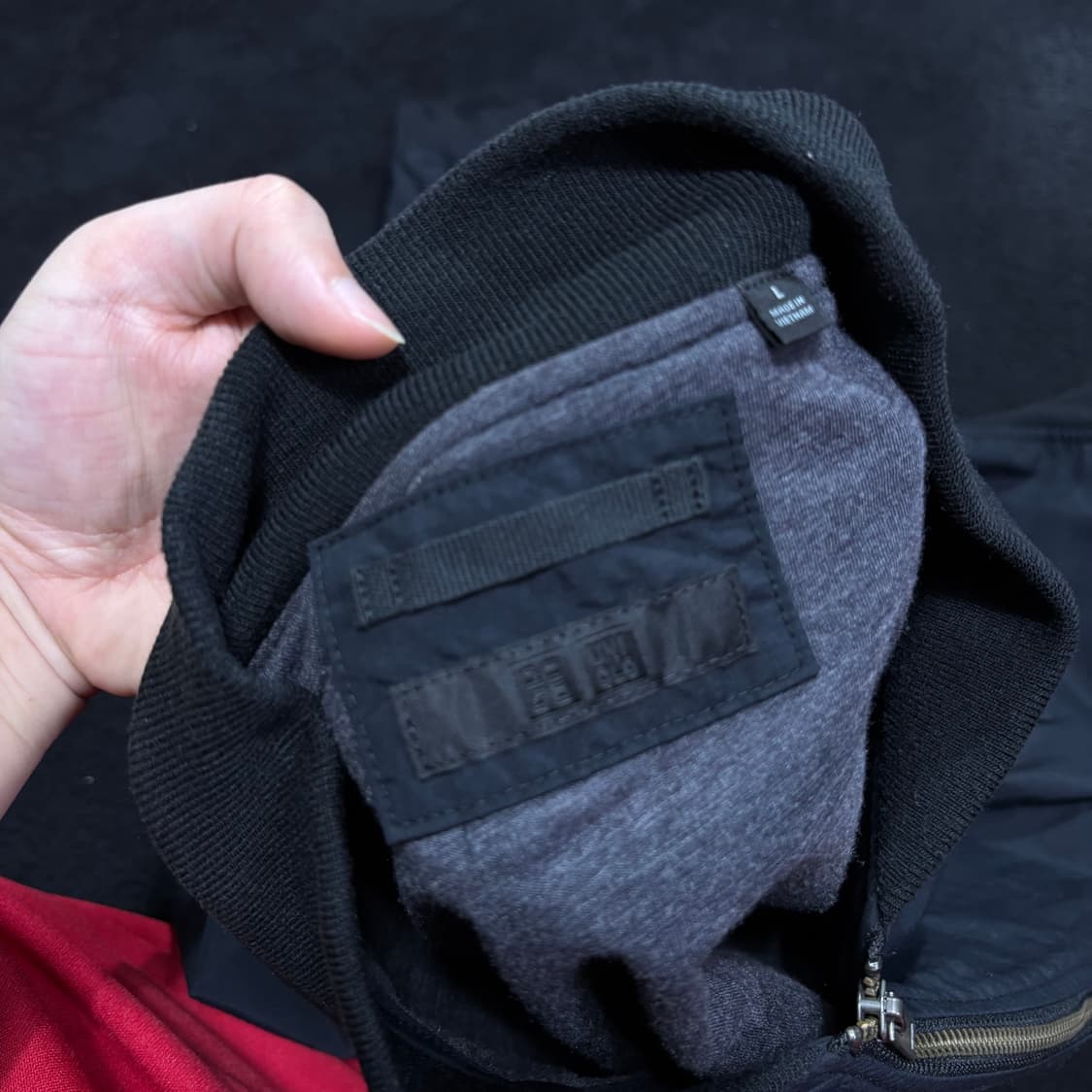 L 유니클로 블랙 MA1 블루종 봄버 항공점퍼 상품이미지4