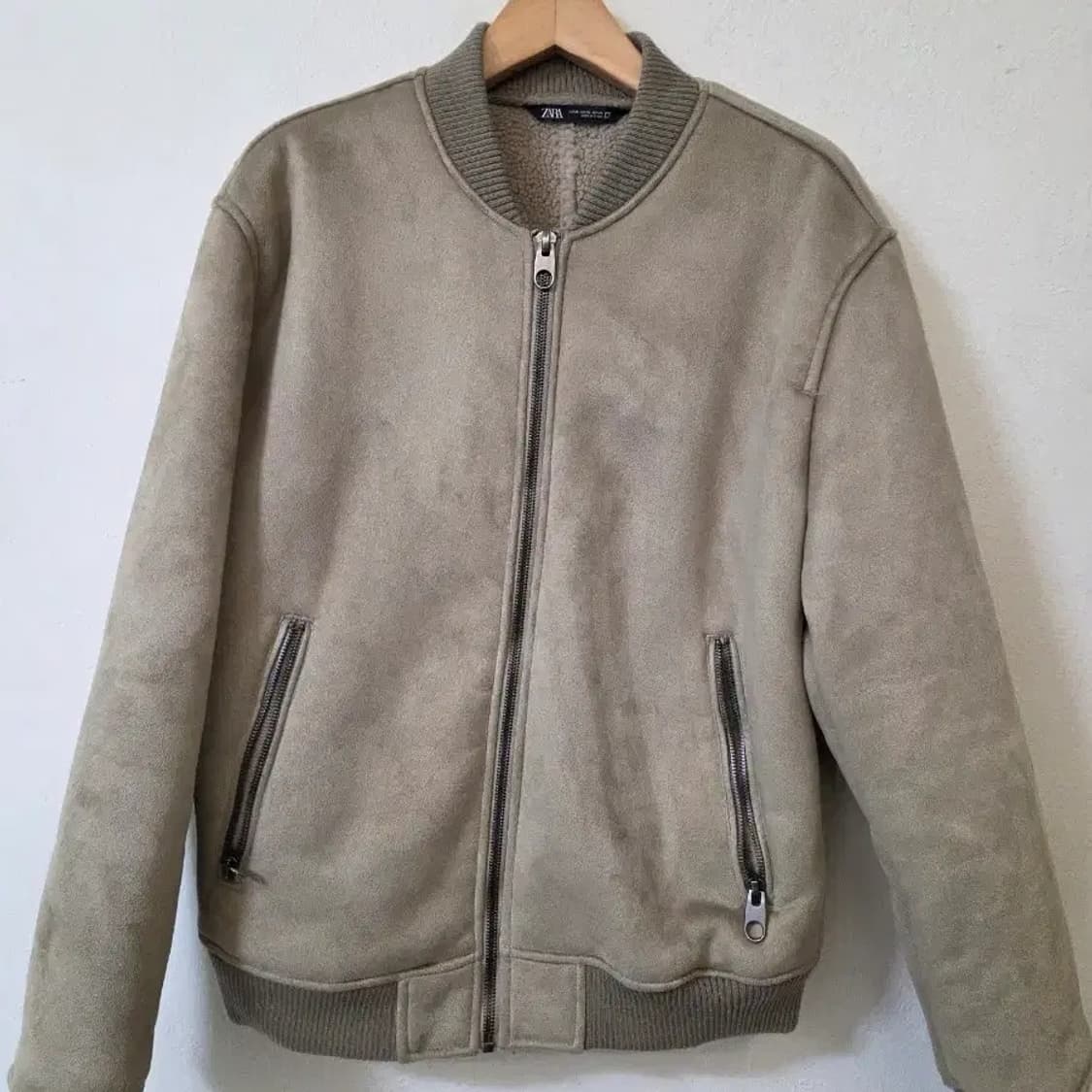 자라 스웨이드 봄버 자켓 상품이미지1