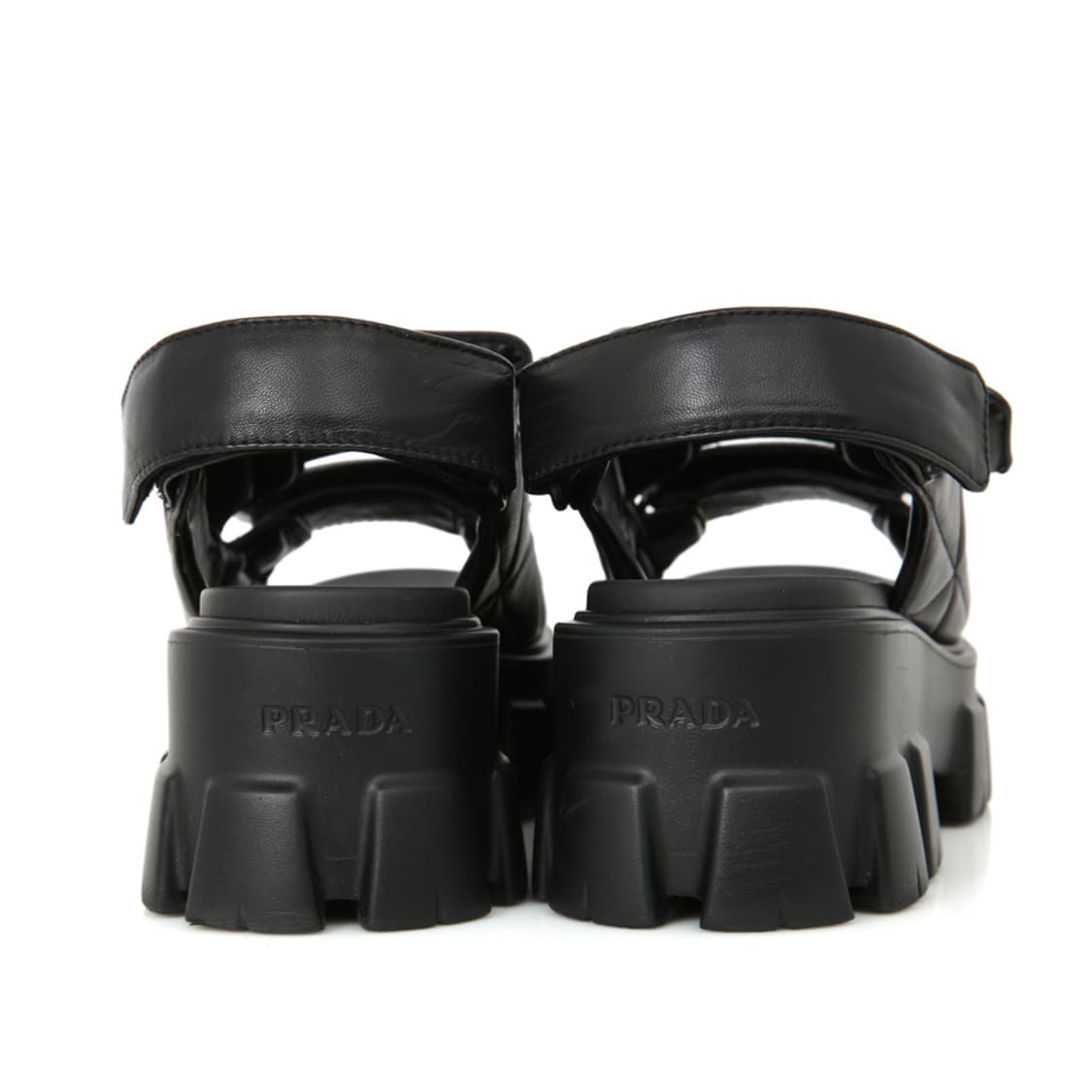 프라다 모노리스 나파 레더 샌들 플랫폼 벨크로 샌달 1X439N 상품이미지6
