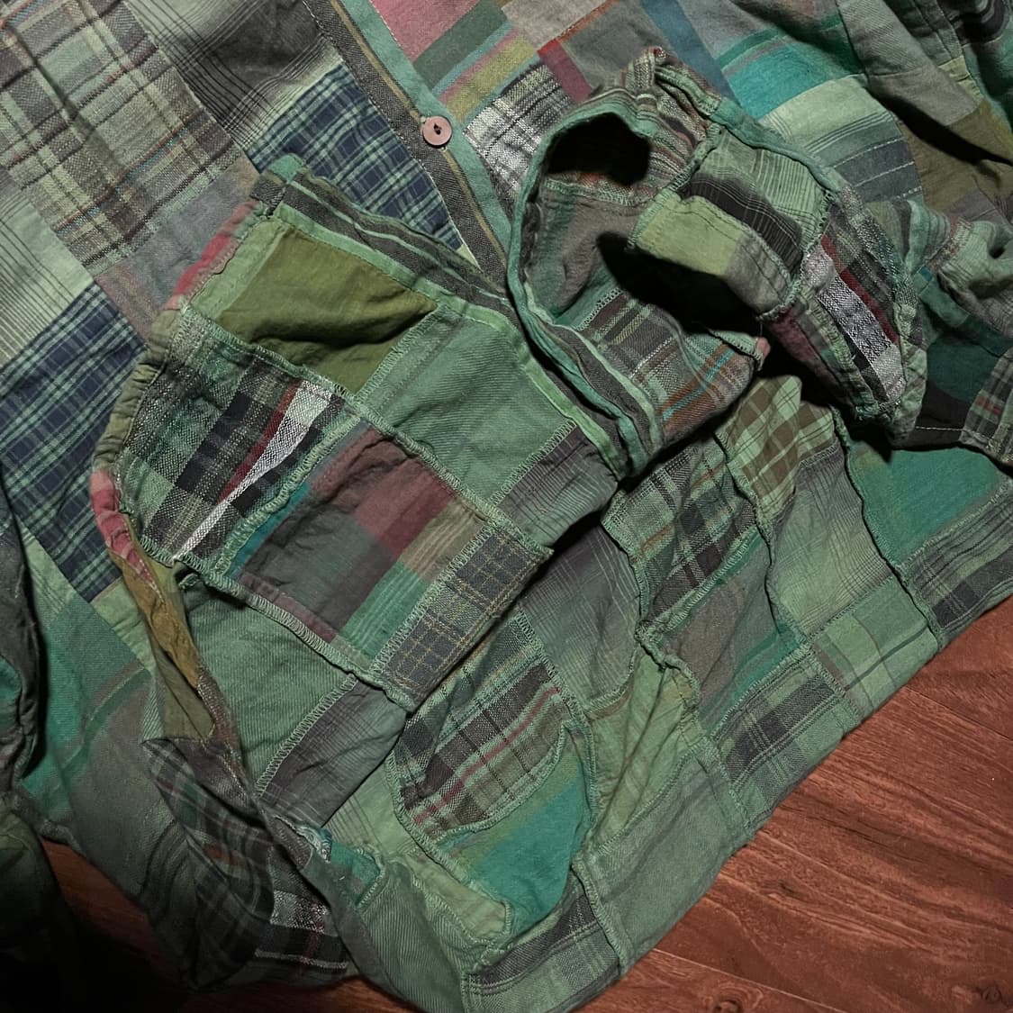 MALAIKA patchwork boro shirt 상품이미지6