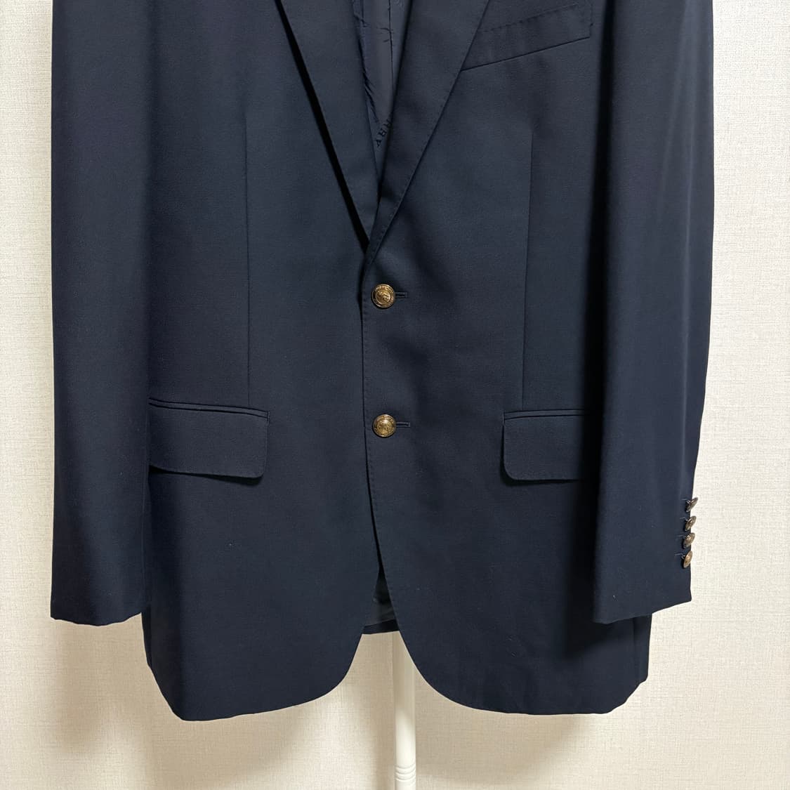 (민트급) 버버리 런던 엔틱골드 금장 블레이저 / 네이비, L 상품이미지3