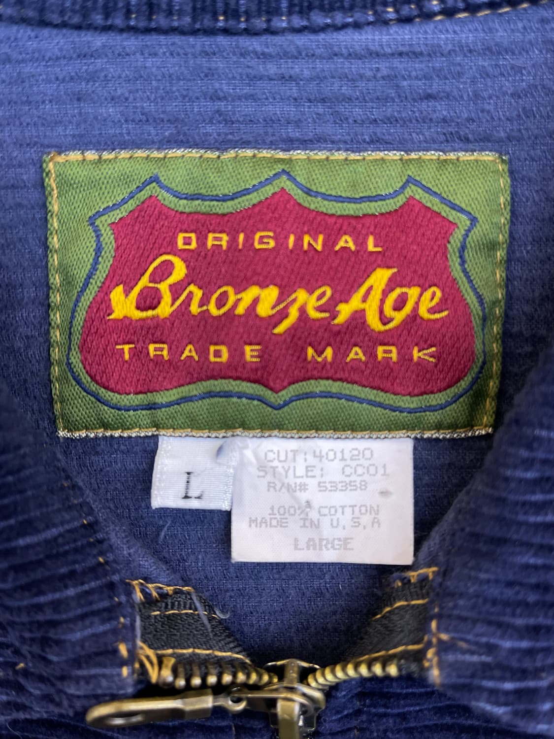 Bronge Age 90s U.S.A 코듀로이 집 셔츠 상품이미지7