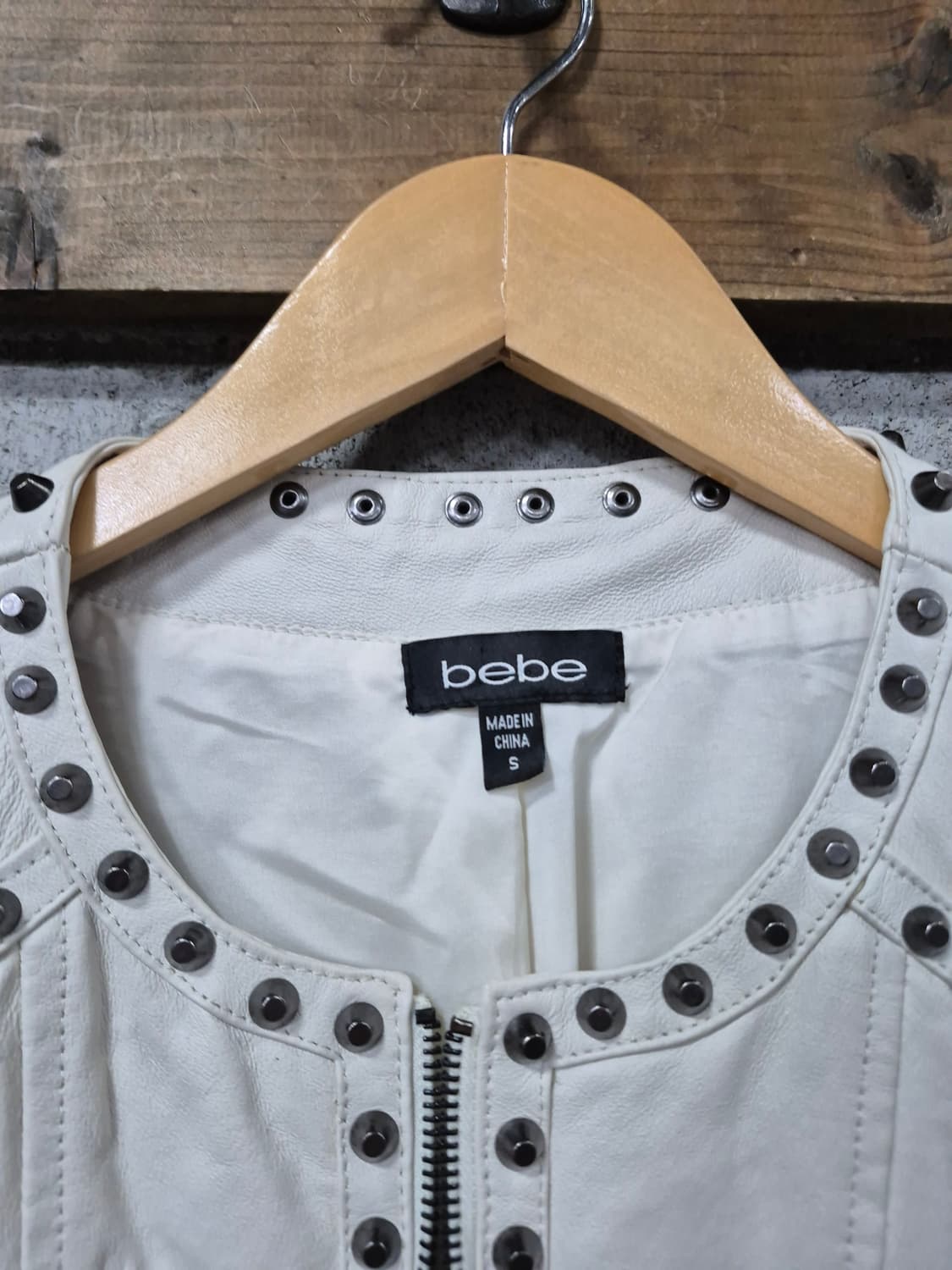 bebe 천연가죽 징 원피스 상품이미지7