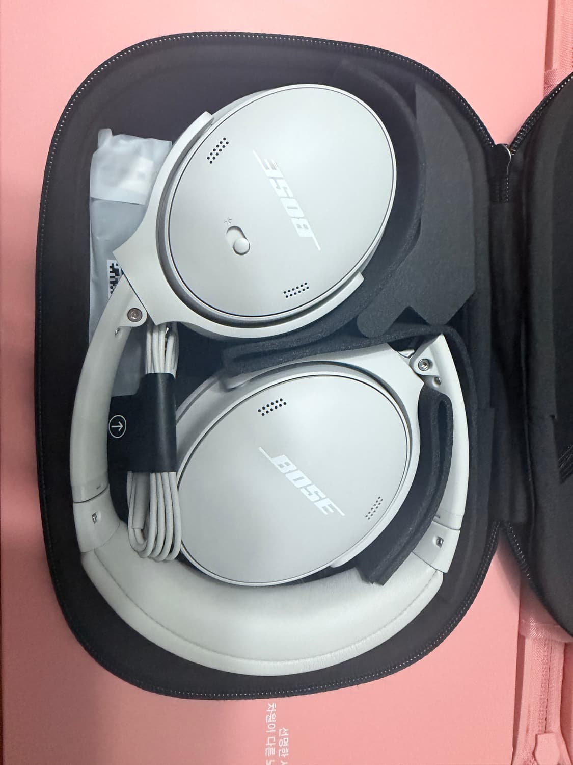보스 QC 헤드폰 화이트 스모크 미개봉 새제품 상품이미지5
