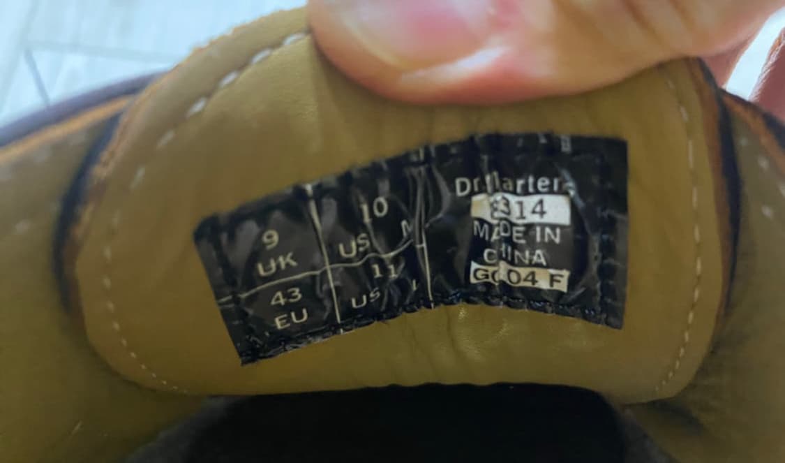 닥터마틴 빈티지브라운 워커 상품이미지7