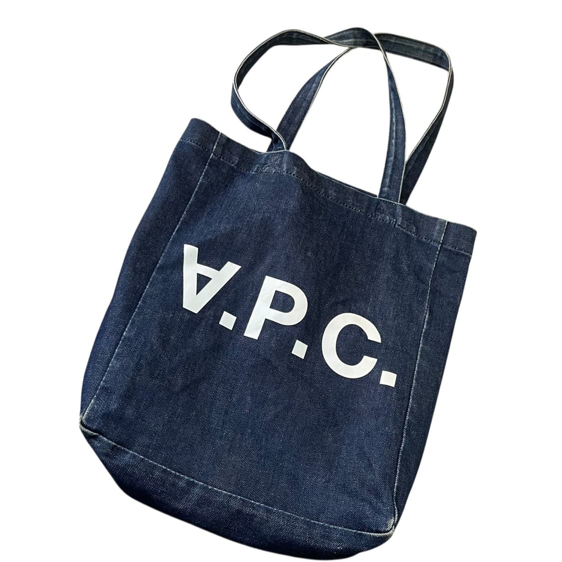 A.P.C. 아페쎄 빅로고 데님 토트백 상품이미지1
