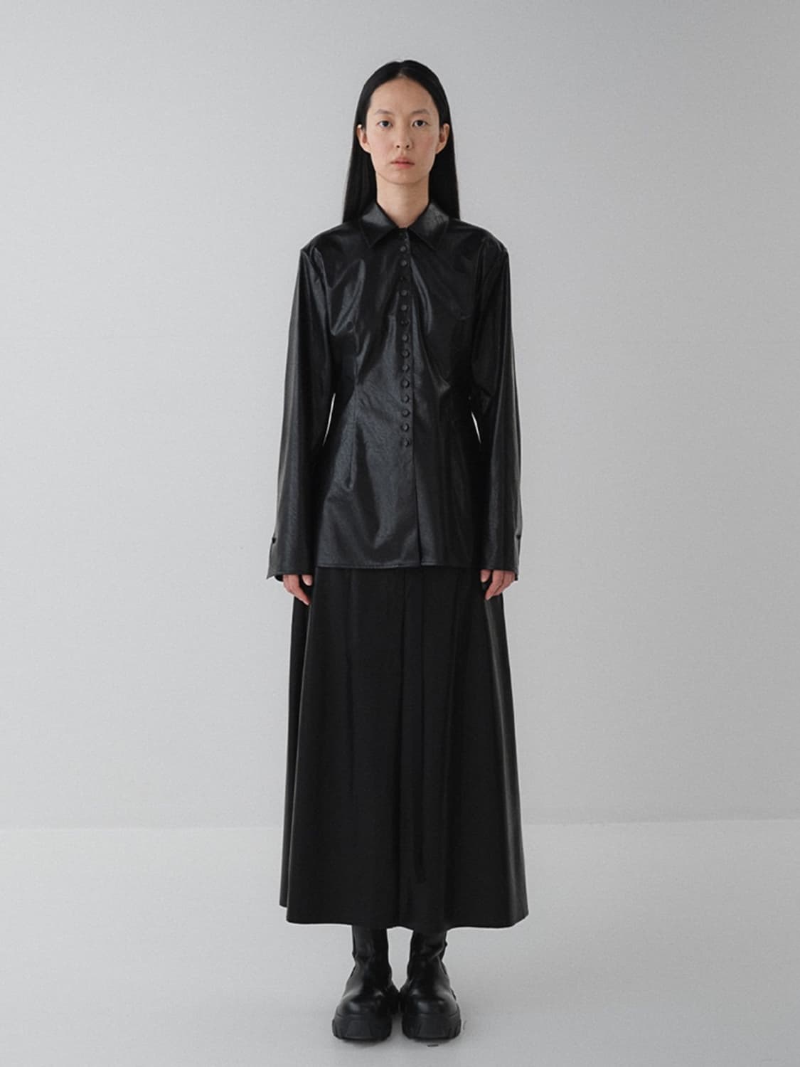 Buhee leather skirt 상품이미지3