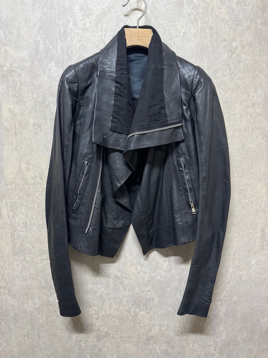 38 / 릭오웬스 나스카 바이커 레더 자켓 상품이미지1