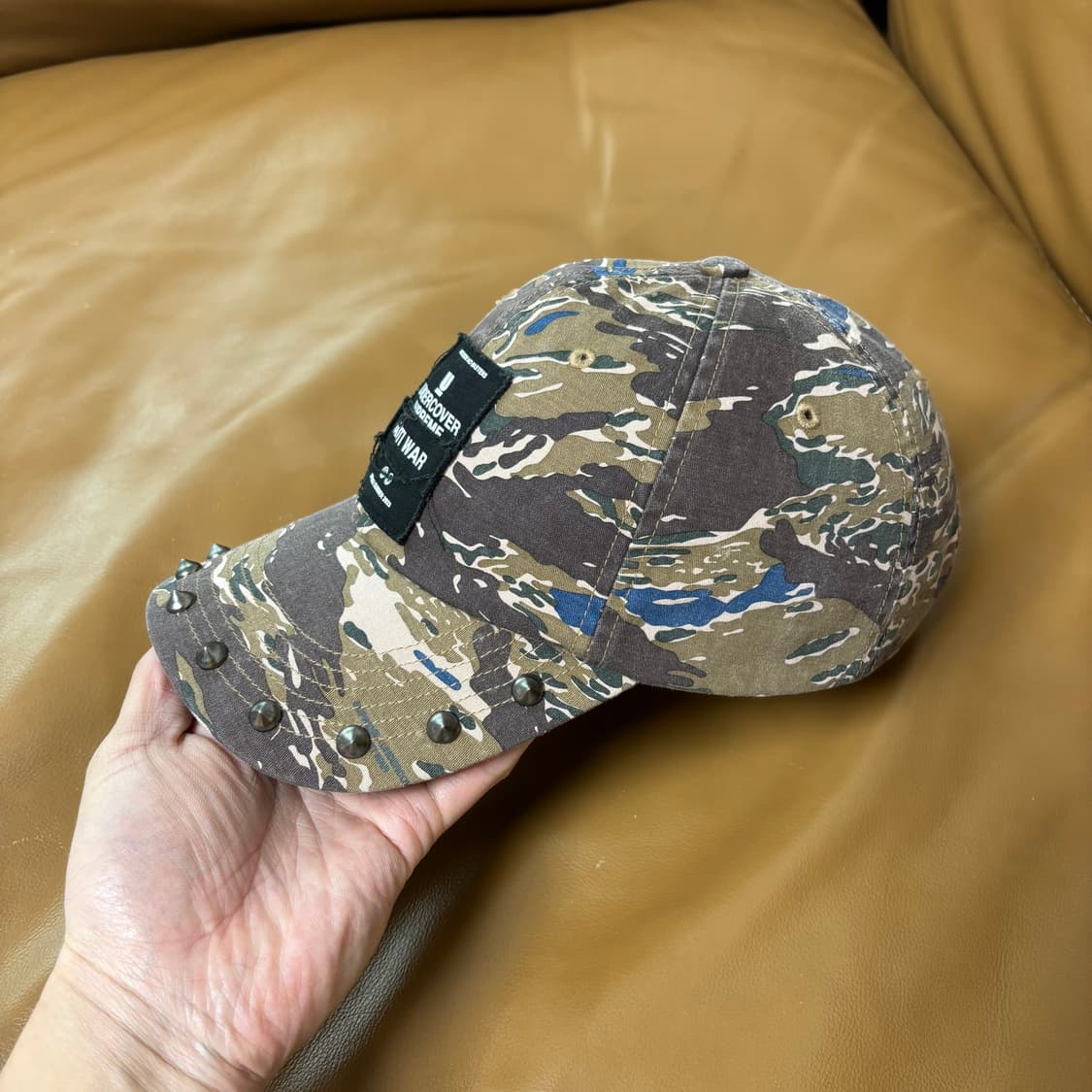 슈프림 언더커버 6패널 볼캡 모자 스터드 카모 상품이미지5