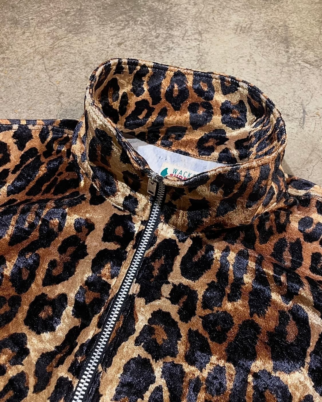 Wackomaria 와코마리아 레오파드 벨루어 트랙 자켓 (B5129) 상품이미지5