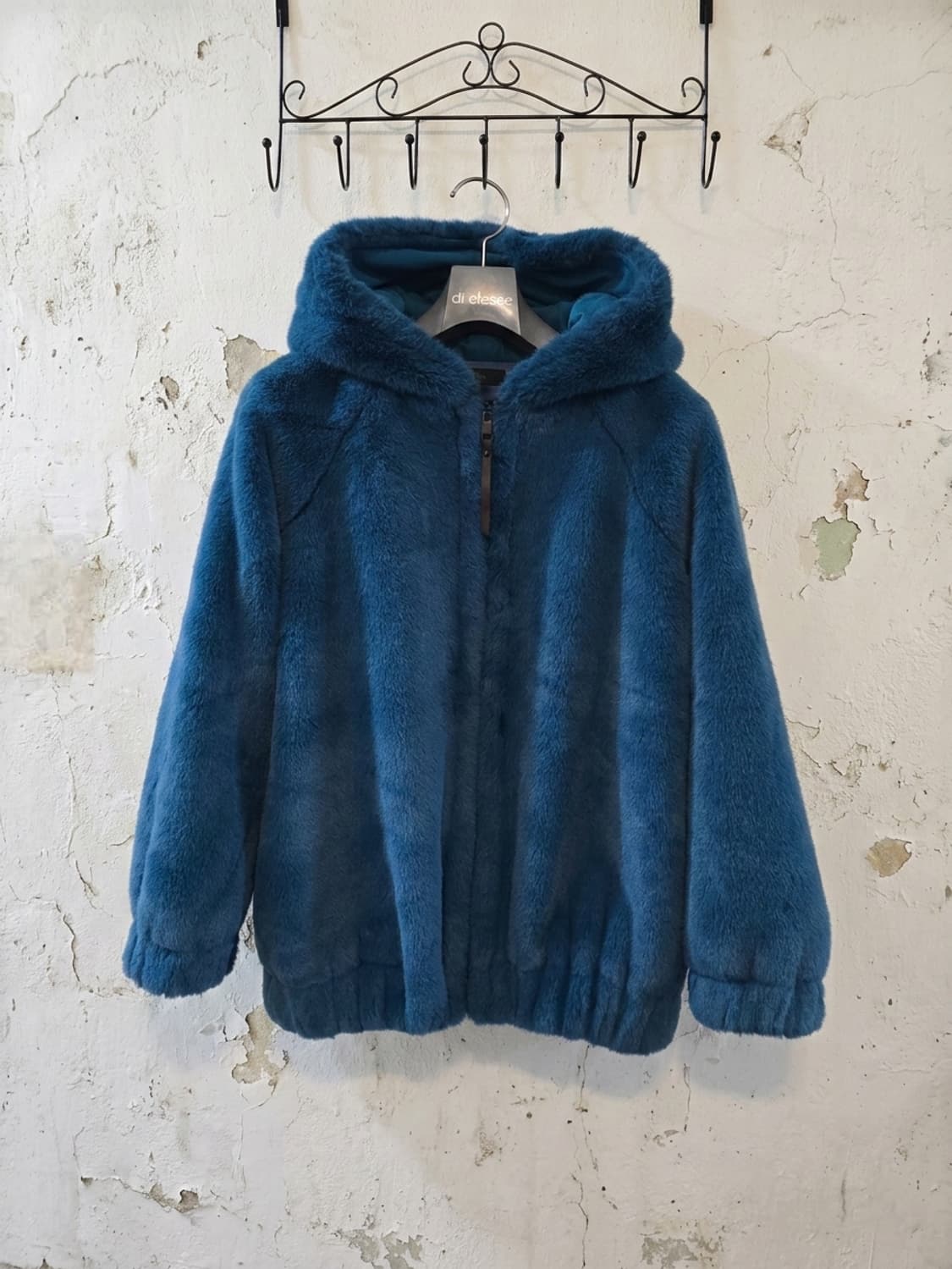 베네통 여성 후드 퍼 자켓 66 상품이미지1