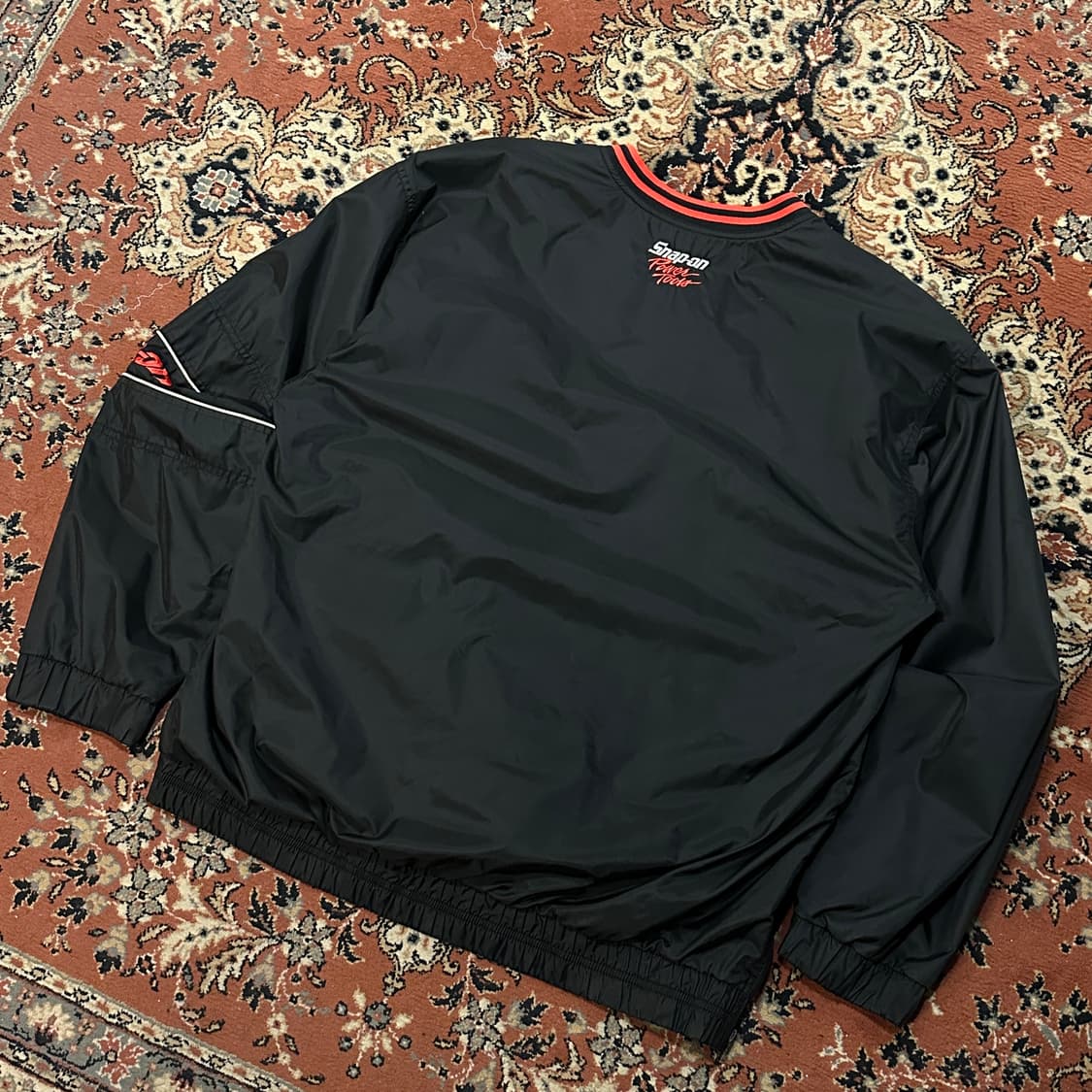 스냅온 90‘s Snap-on 레이싱 풀오버 바람막이 (XL) 웜업 상품이미지5