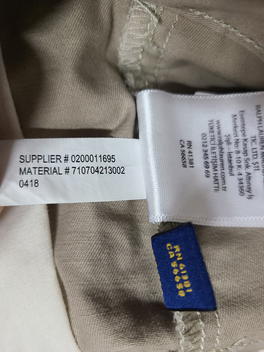 폴로 랄프로렌 코튼 반바지(34) 상품이미지5