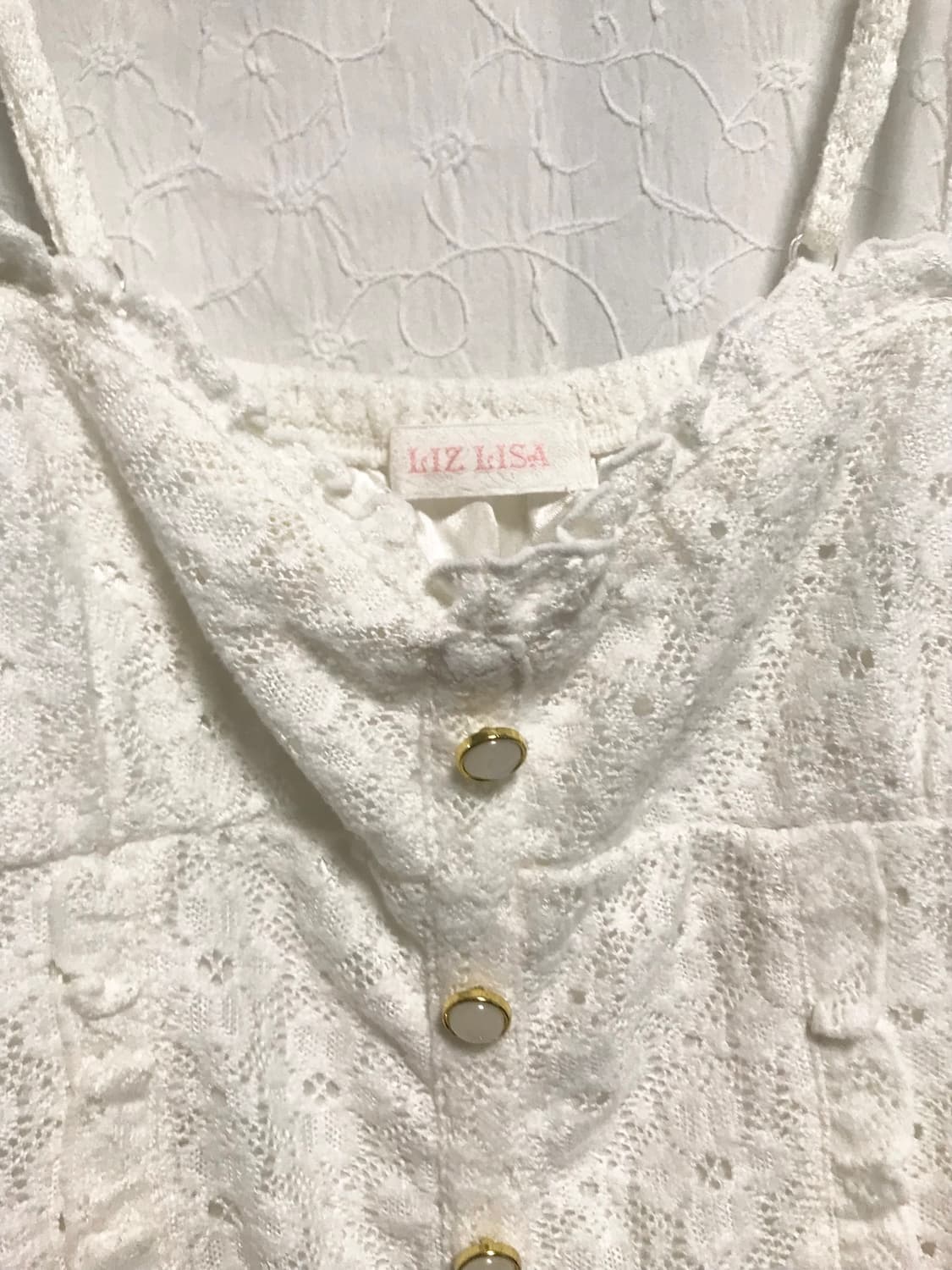 빈티지 lizlisa 리즈리사 히메갸루 레이스 올인원 점프수트 상품이미지4