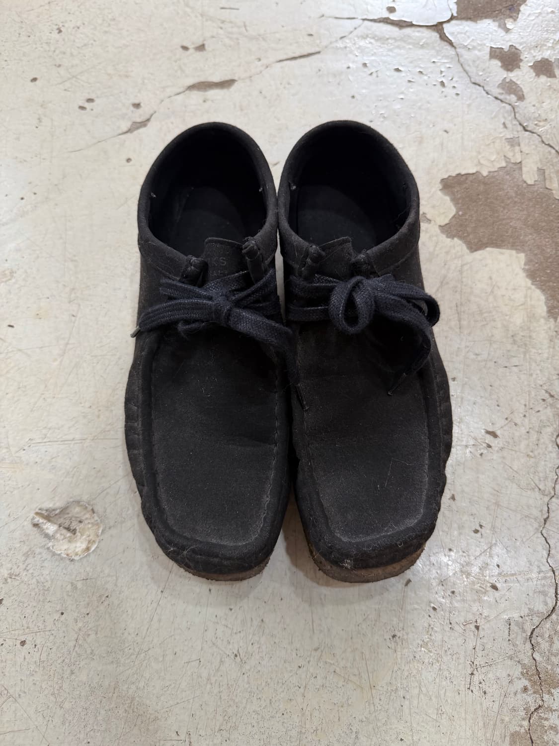 클락스 Black Faux-Suede Wallabee Derbys 상품이미지1