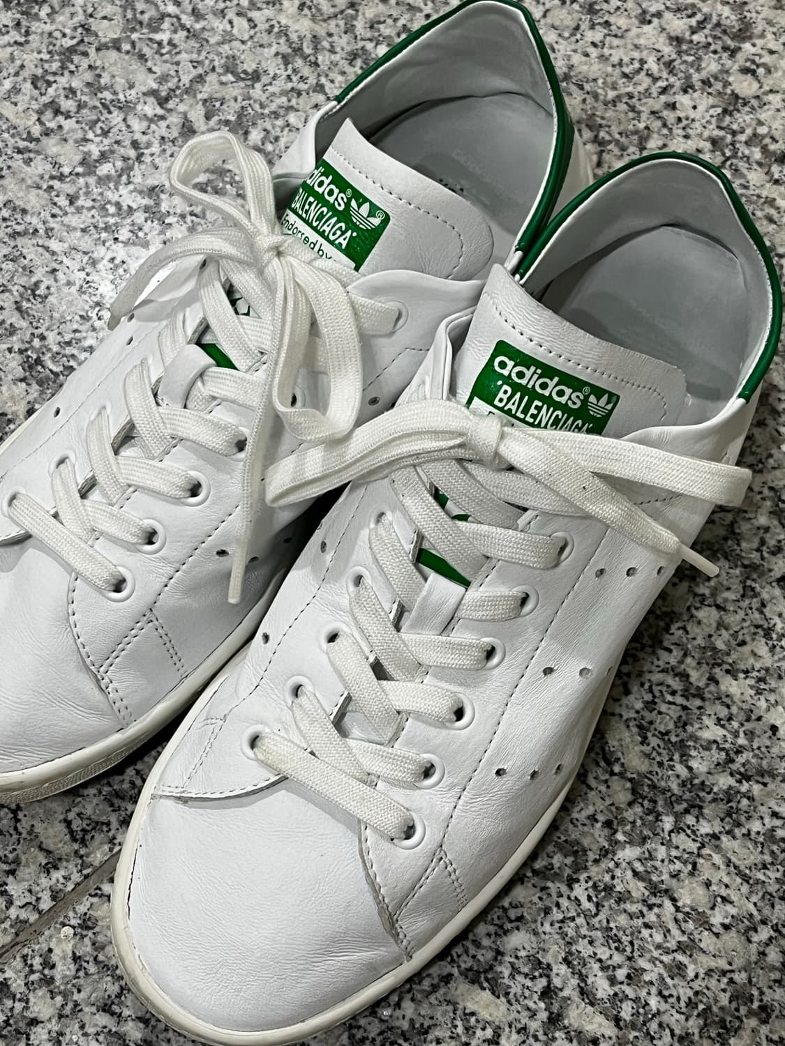 발렌시아가 x 아디다스 스탠 스미스 코어 화이트 그린 상품이미지2
