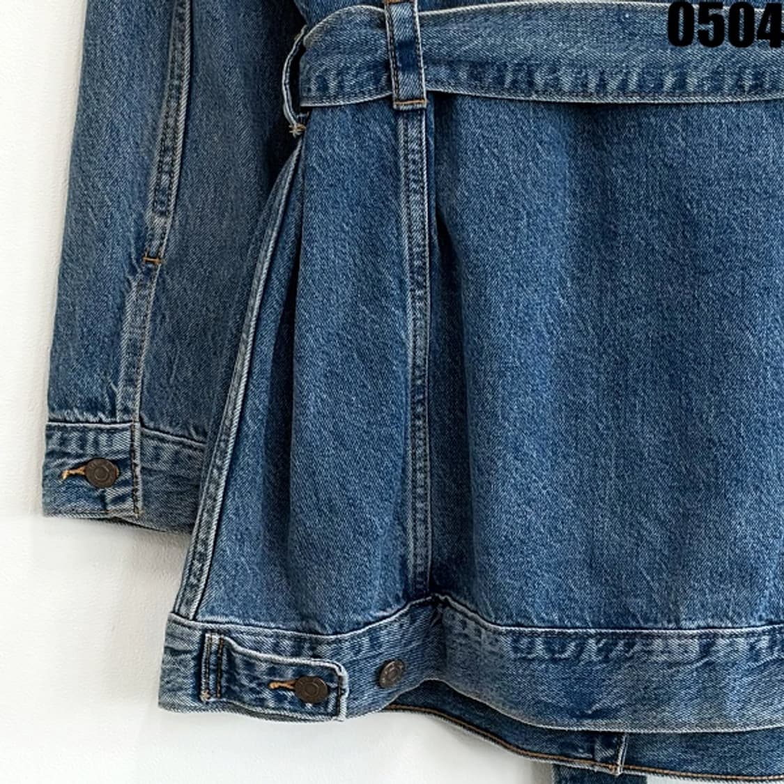 리바이스 빈티지 벨티드 데님 자켓 XS 0504 상품이미지10