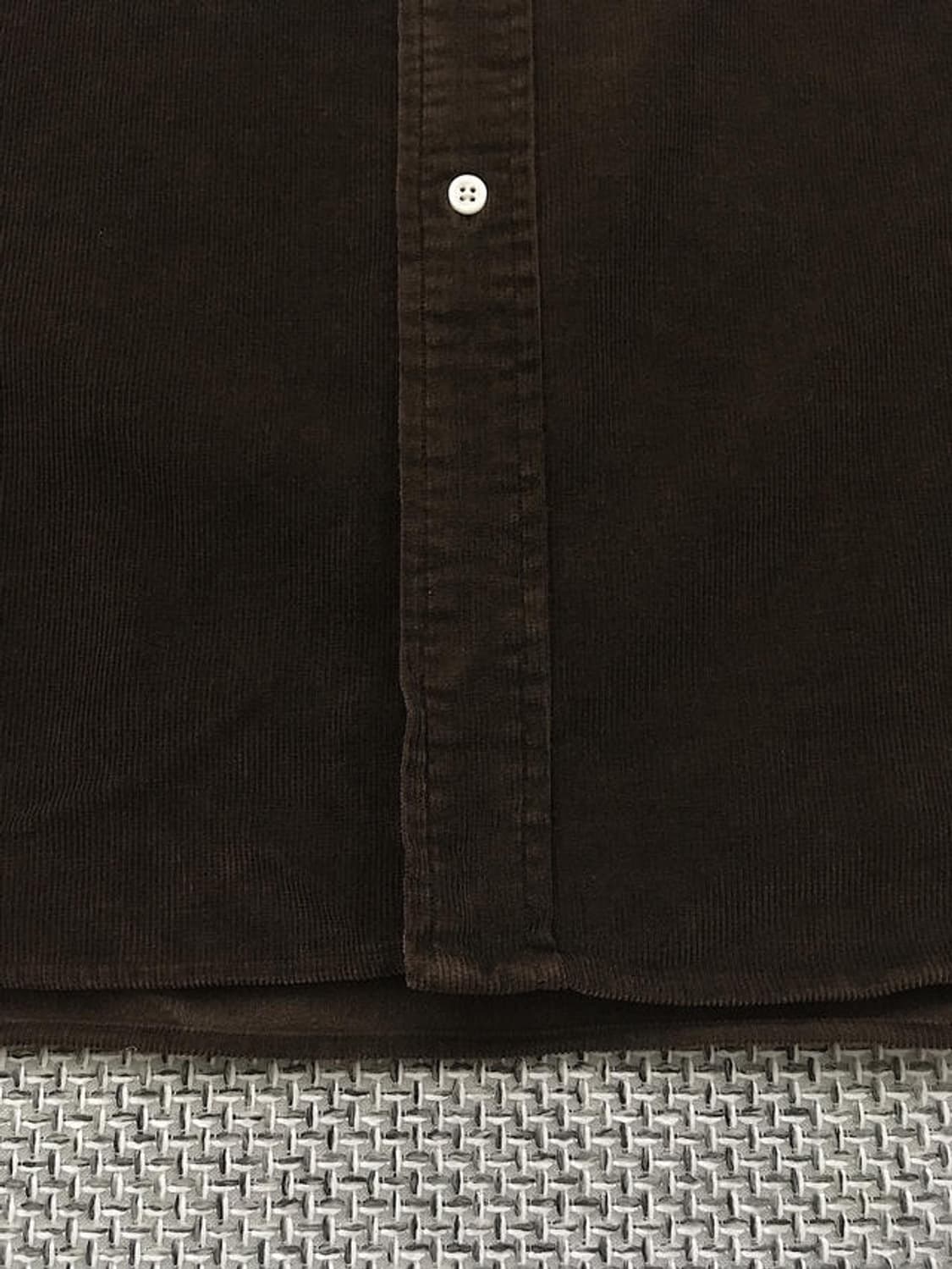 Bordeaux heavy corduroy oversized shirts 상품이미지5