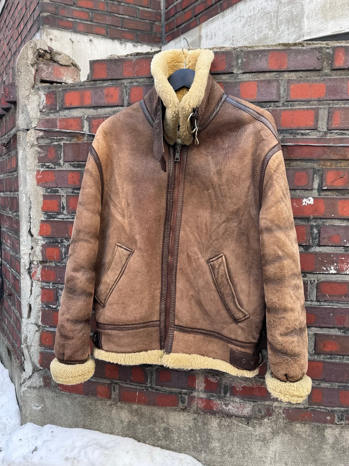 미공군 오리지널 양가죽 B-3 무스탕  상품이미지2