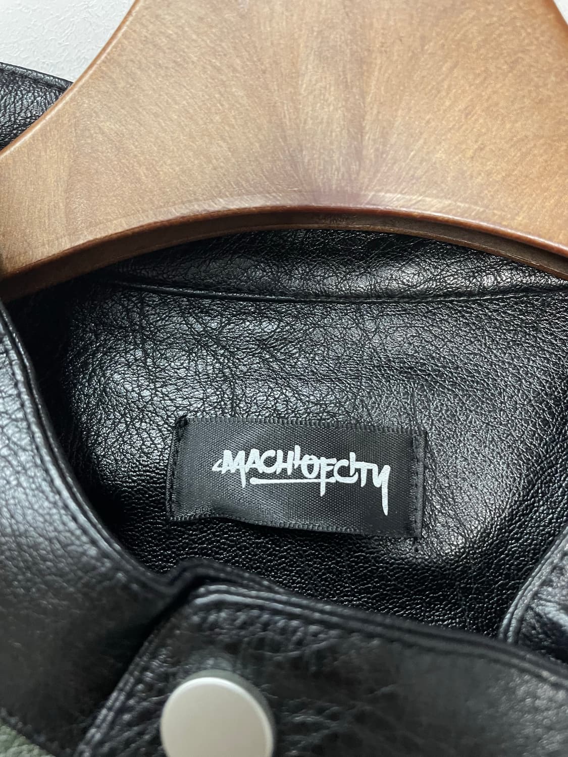 페라리 말보로 패치워크 그린 레더 레이싱 자켓 H1843 상품이미지8