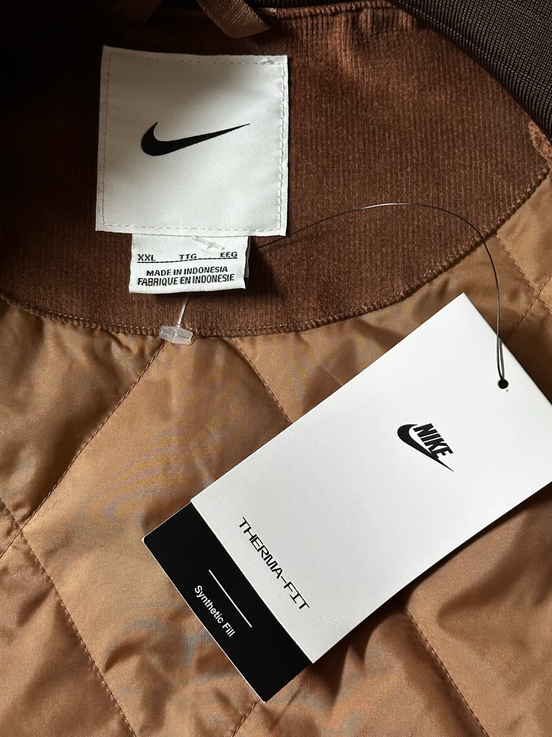 NWT 나이키 NSW 코듀로이 브라운 바시티자켓 상품이미지8