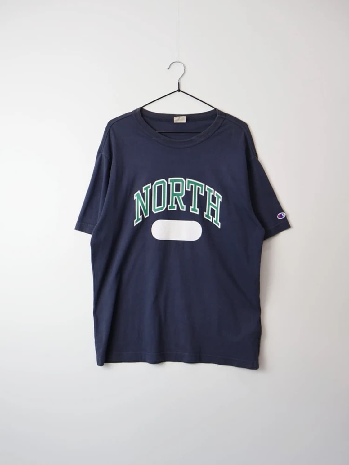 Champion North College Logo Navy Tee 상품이미지4