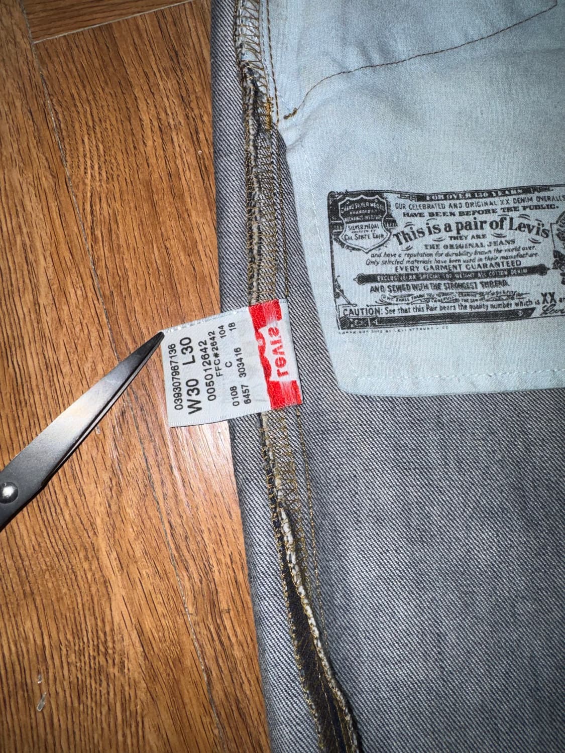 리바이스 501 데님 상품이미지6