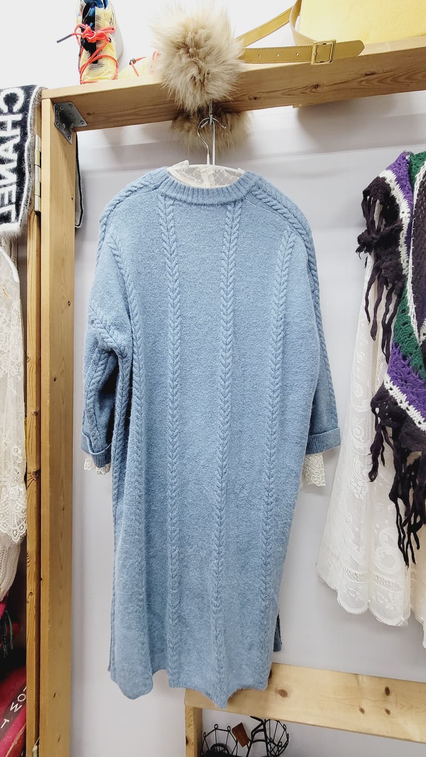 SJSJ 케이블 니트 원피스 상품이미지2