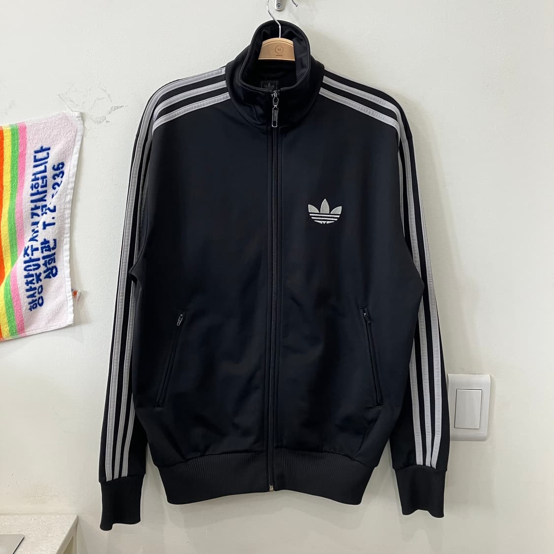 315 아디다스 파이어버드 져지 검은 실버 상품이미지1