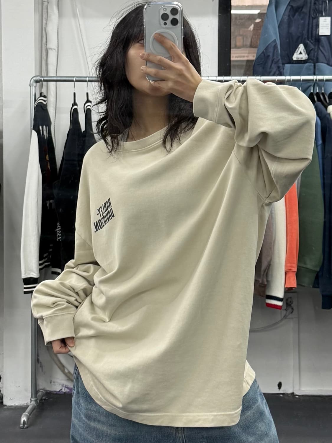 할리데이비슨 오버핏 롱슬리브 상품이미지2