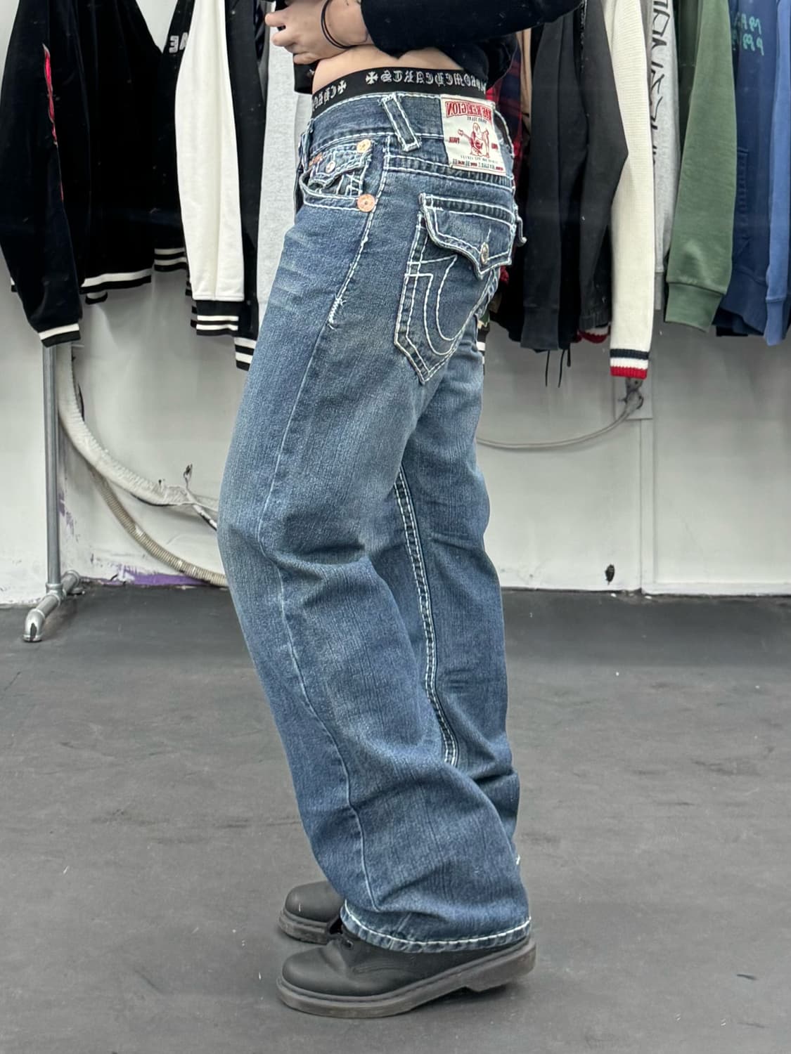 트루릴리전 조이 슈퍼티 스티치 데님팬츠 상품이미지2