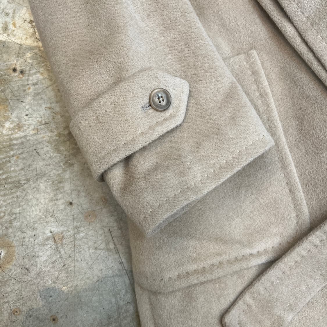 Zelal MOTOMACHI 앙고라 롱 코트 상품이미지4