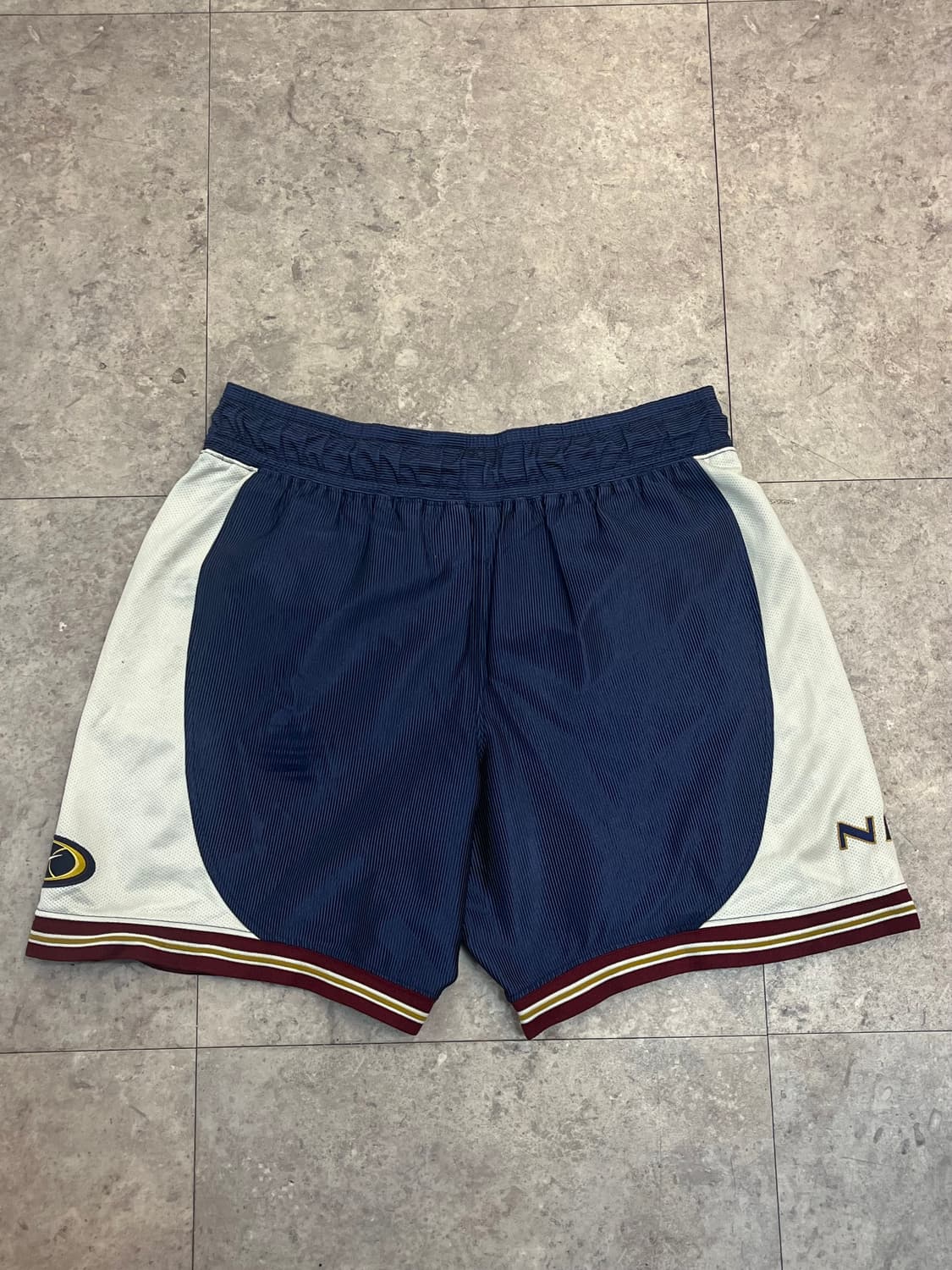 나이키 배색 농구 하프 팬츠 네이비 L #csz2890  상품이미지8