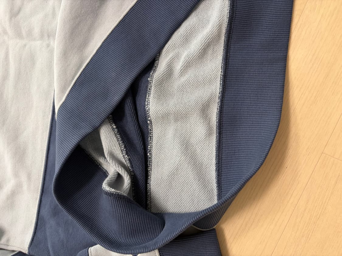 커버낫 스트라이프 럭비티 맨투맨 카라티 상품이미지5