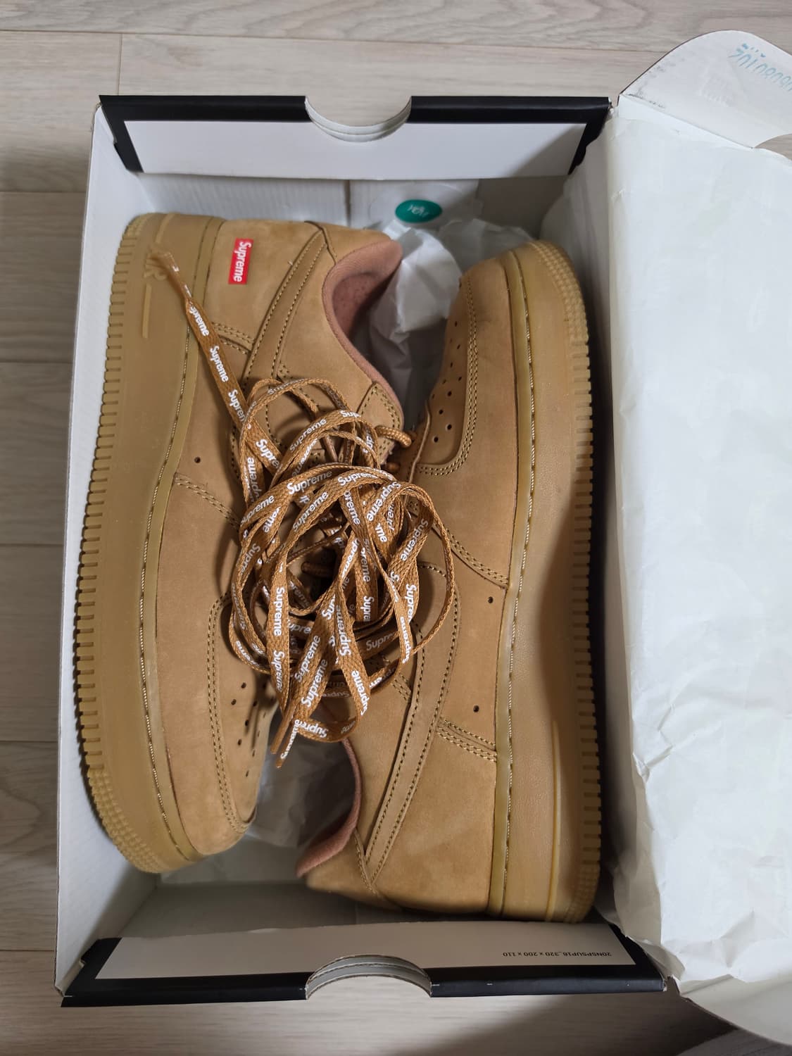 마지막가격 [260] <상태최상> 나이키x슈프림 된장 에어포스 상품이미지7