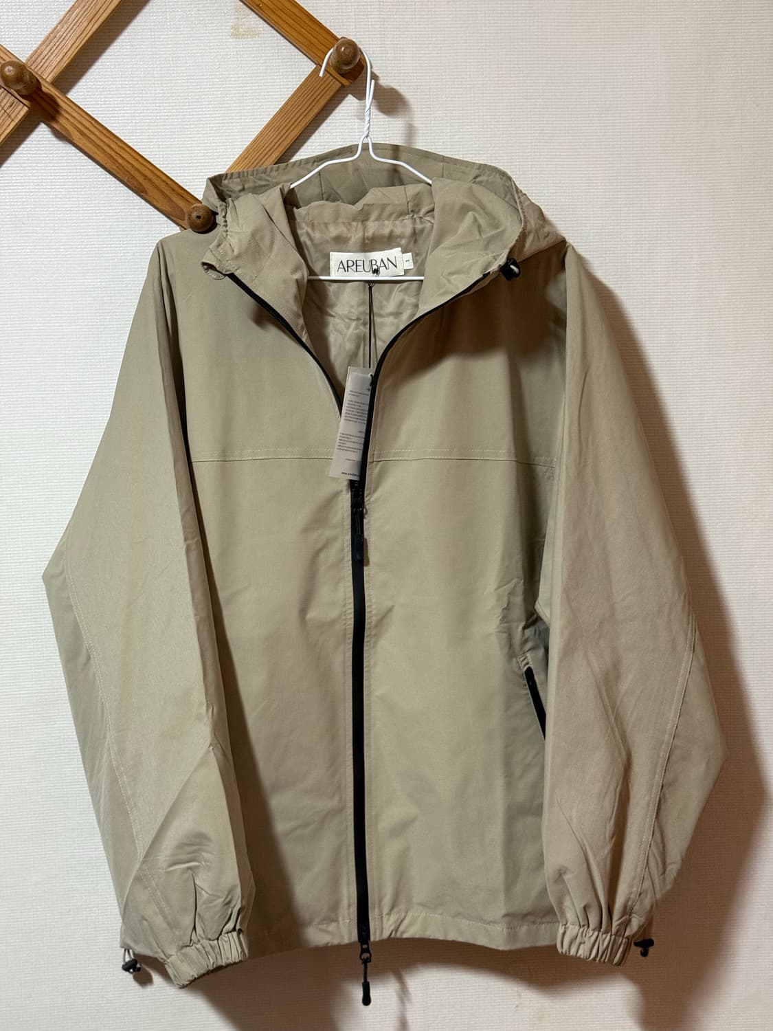 아르반 하이크 후드 집업 자켓 베이지 1사이즈 새제품 상품이미지1