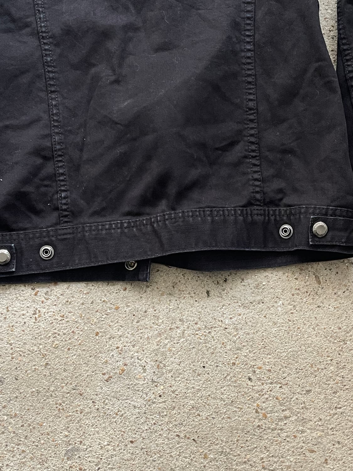 (Japanese vintage)black denim jacket 상품이미지7