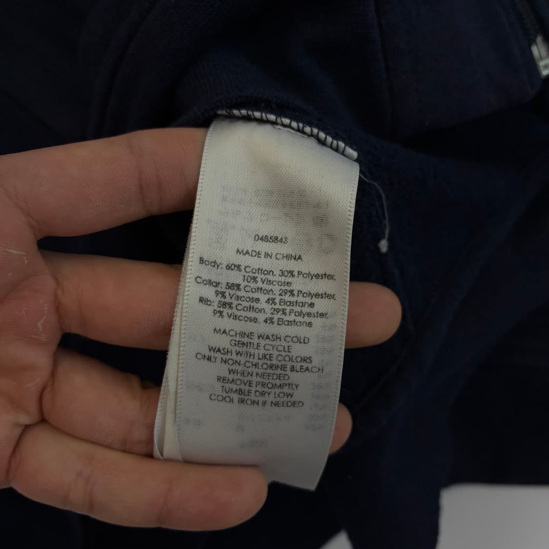 Polo  폴로 랄프로렌 자수 사이드라인 네이비 집업 상품이미지6