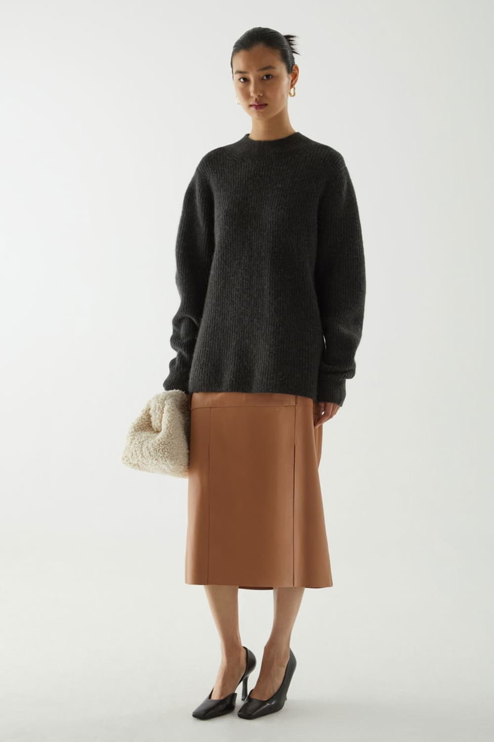 COS 여성 울 알파카 혼방 니트 상품이미지3