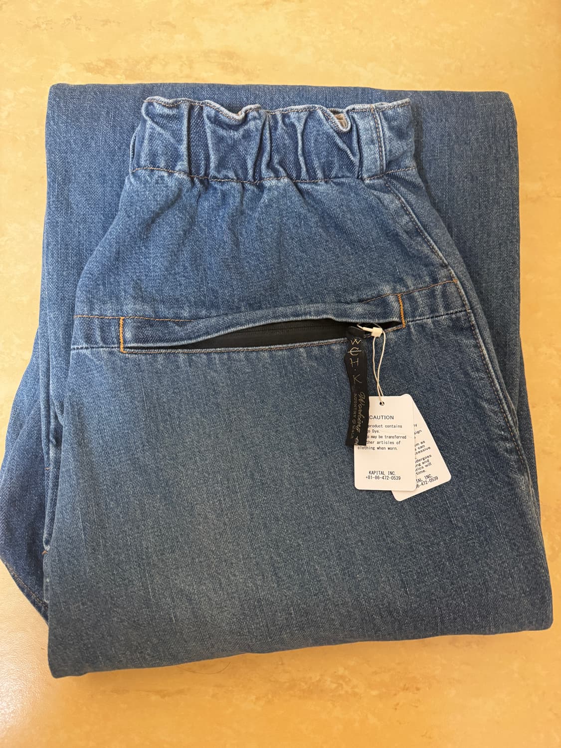캐피탈 14oz 셔밸 버기 데님팬츠 3 사이즈 상품이미지2