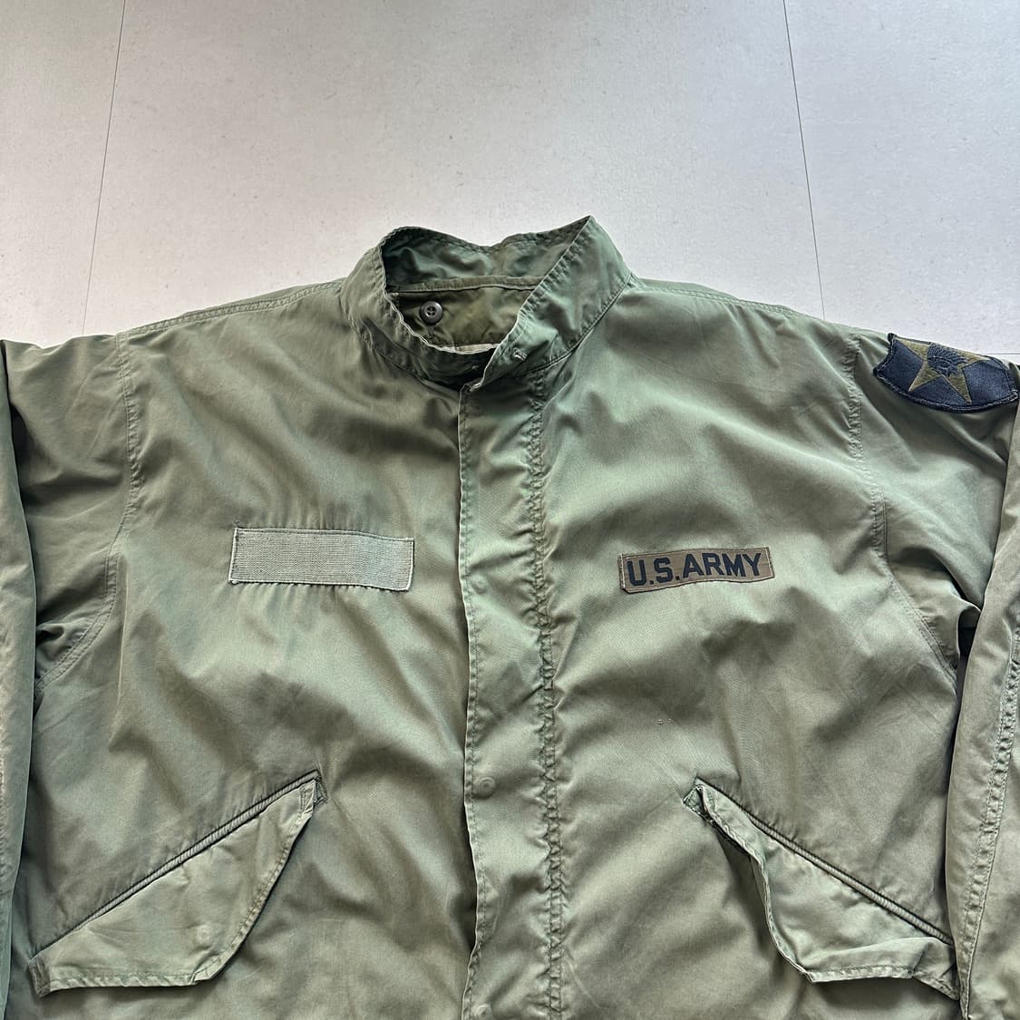 80s USARMY M65 피시테일 파카 자켓 LARGE 상품이미지2