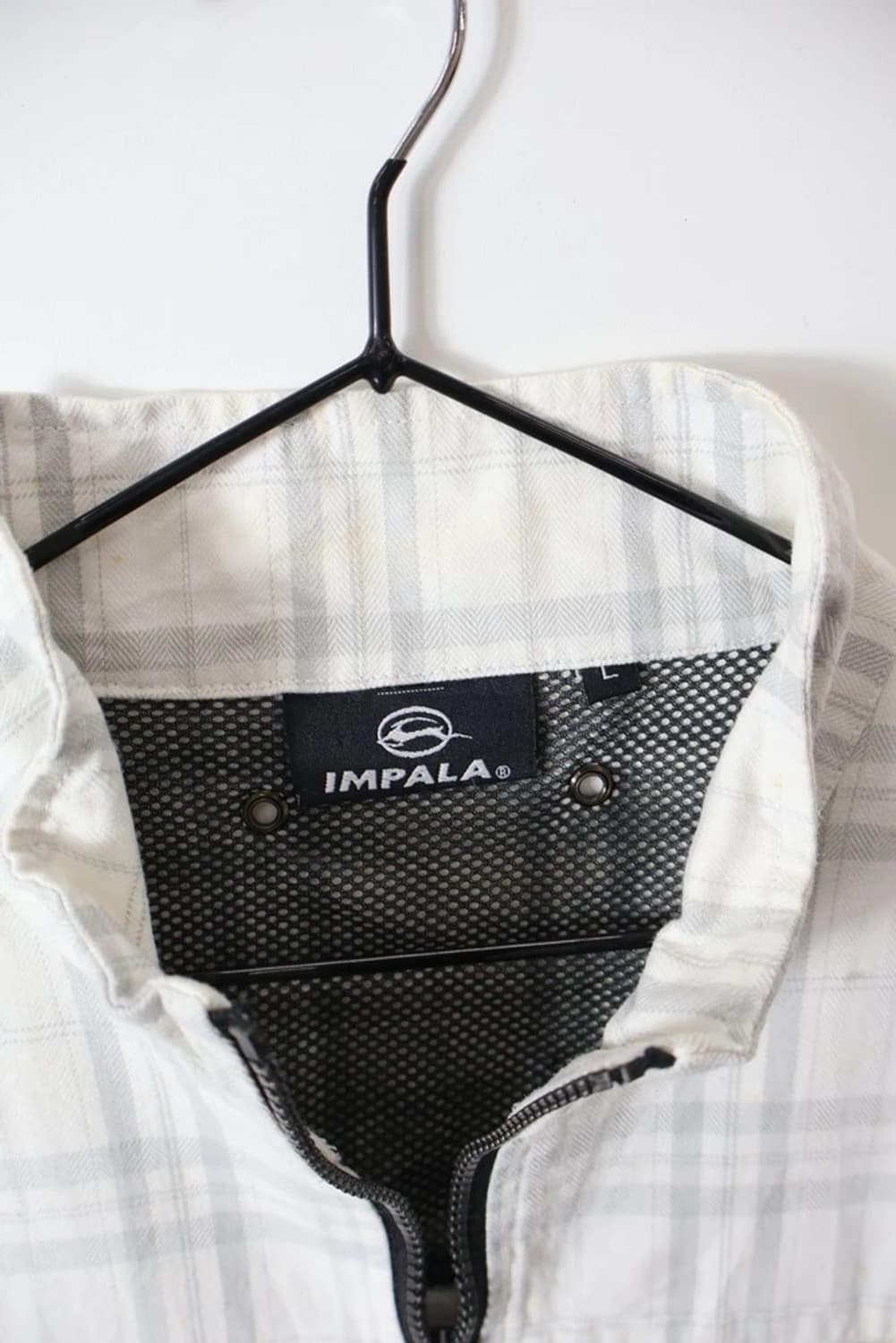 Impala Zip Plaid Short Sleeve Jacket 상품이미지9