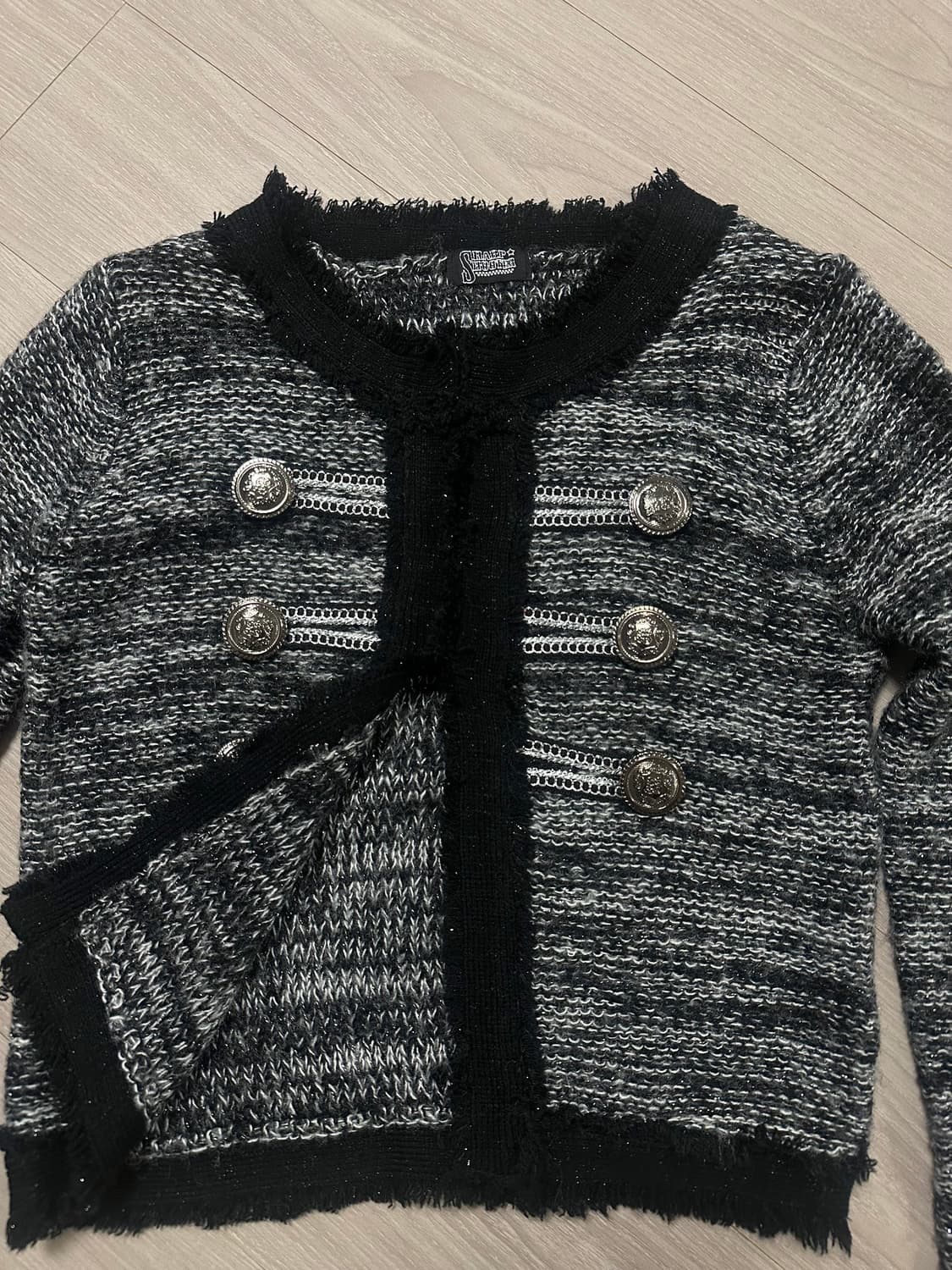 빈티지 나폴레옹 트위드 가디건 상품이미지3